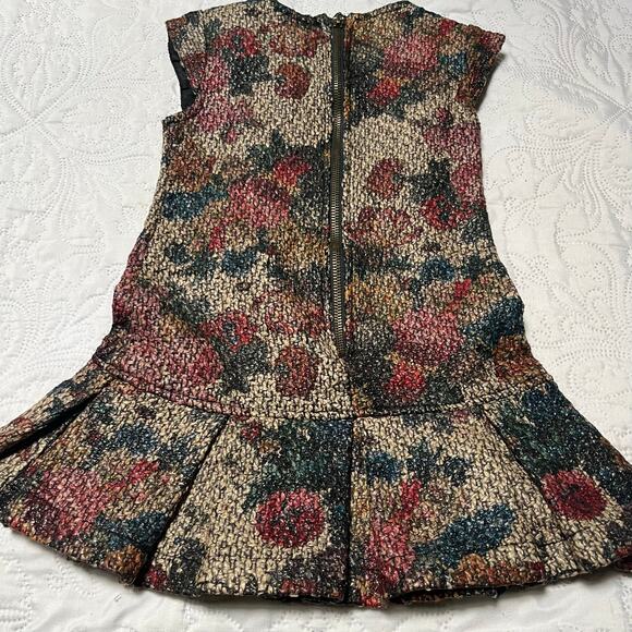 Samuel Jr. Textured Floral Shift Dress Size 4 - Picture 5 of 7